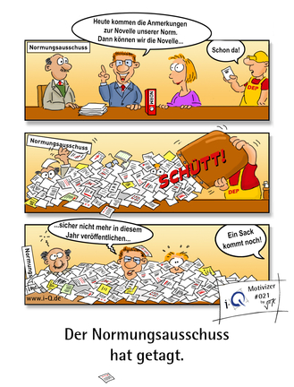 Motivizer 021: Normungsausschuss - © i-Q Schacht & Kollegen Qualitätskonstruktion GmbH
